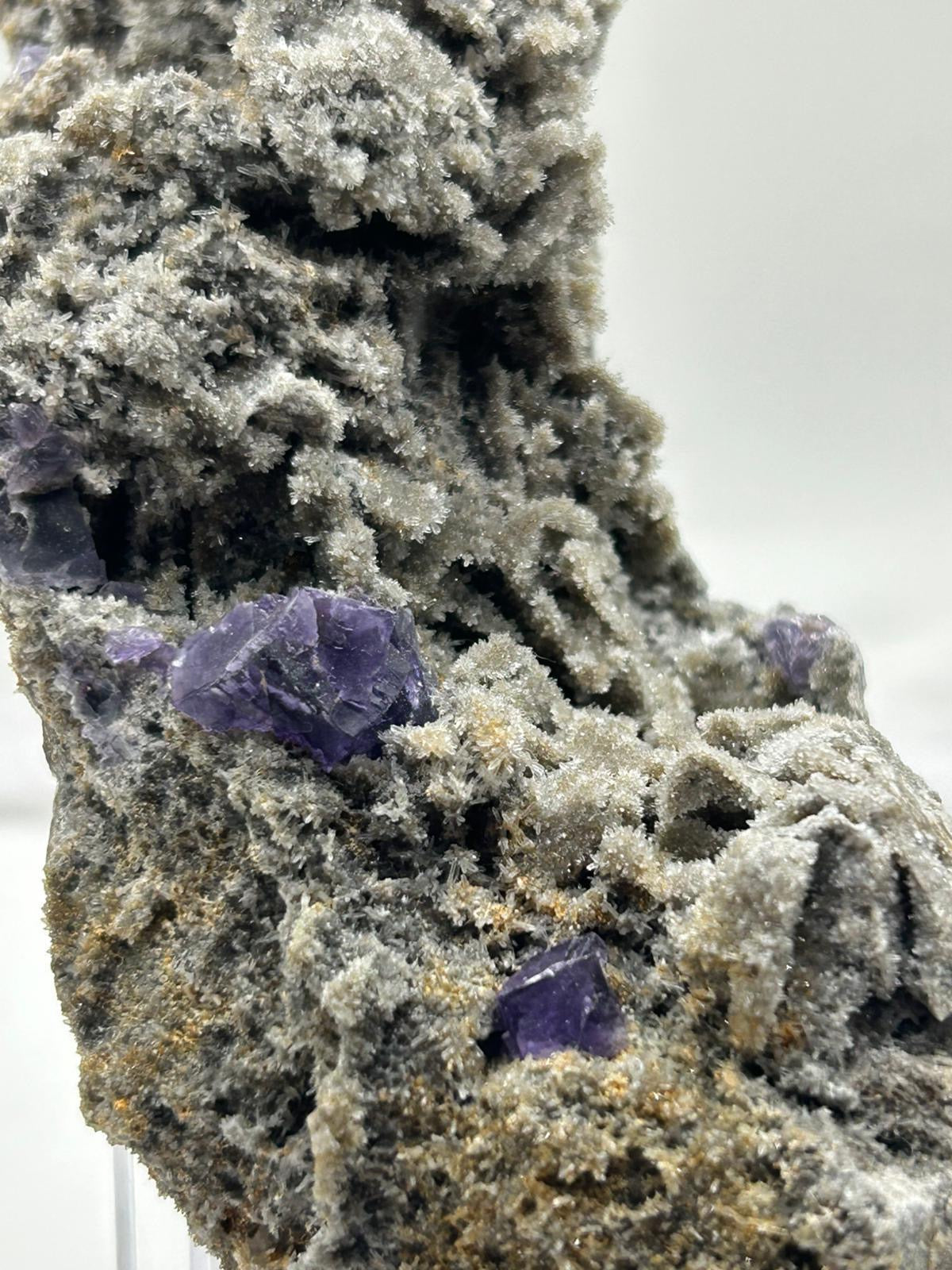 Fluorite su quarzo