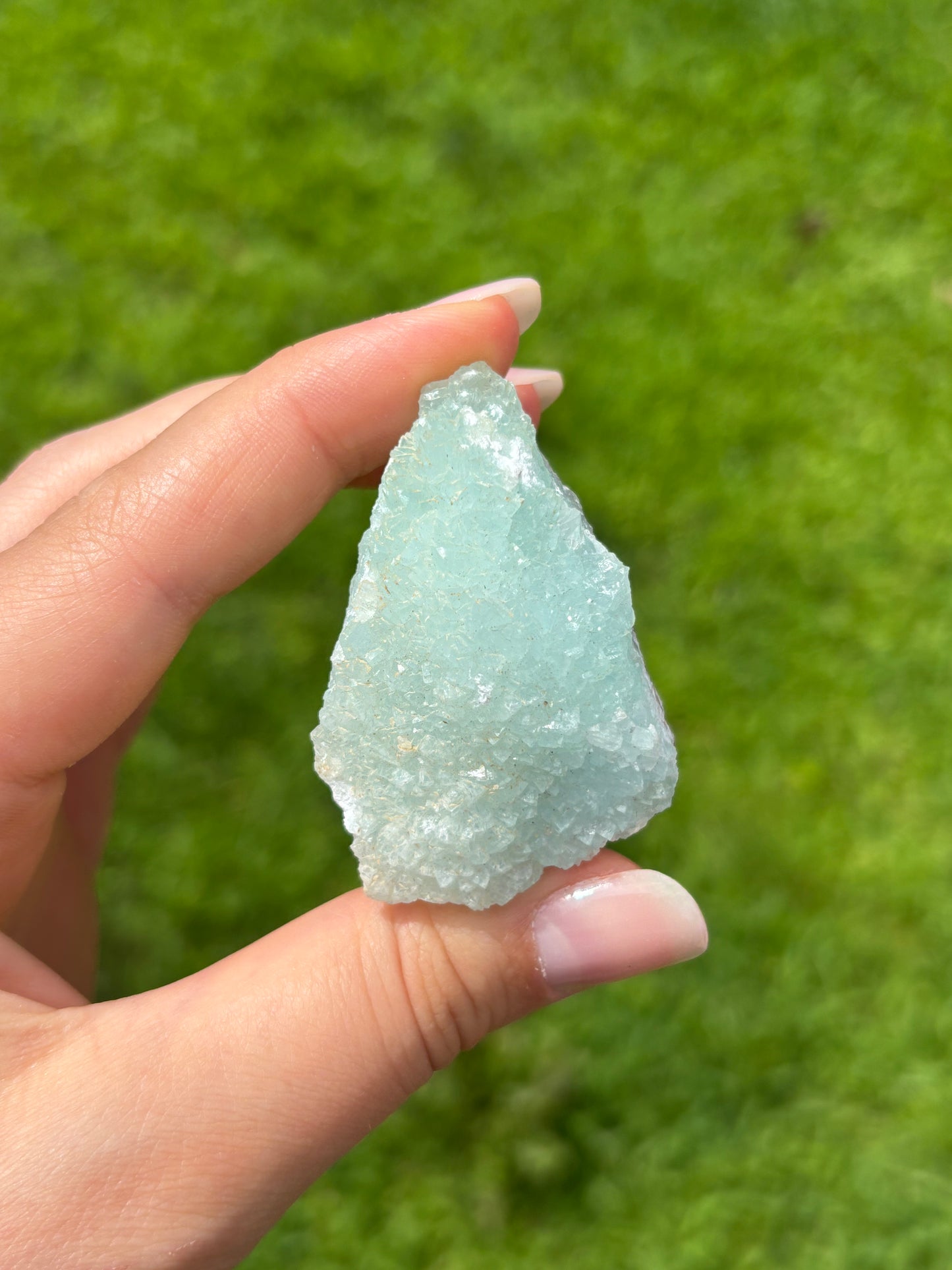 Aragonite azzurra grezza