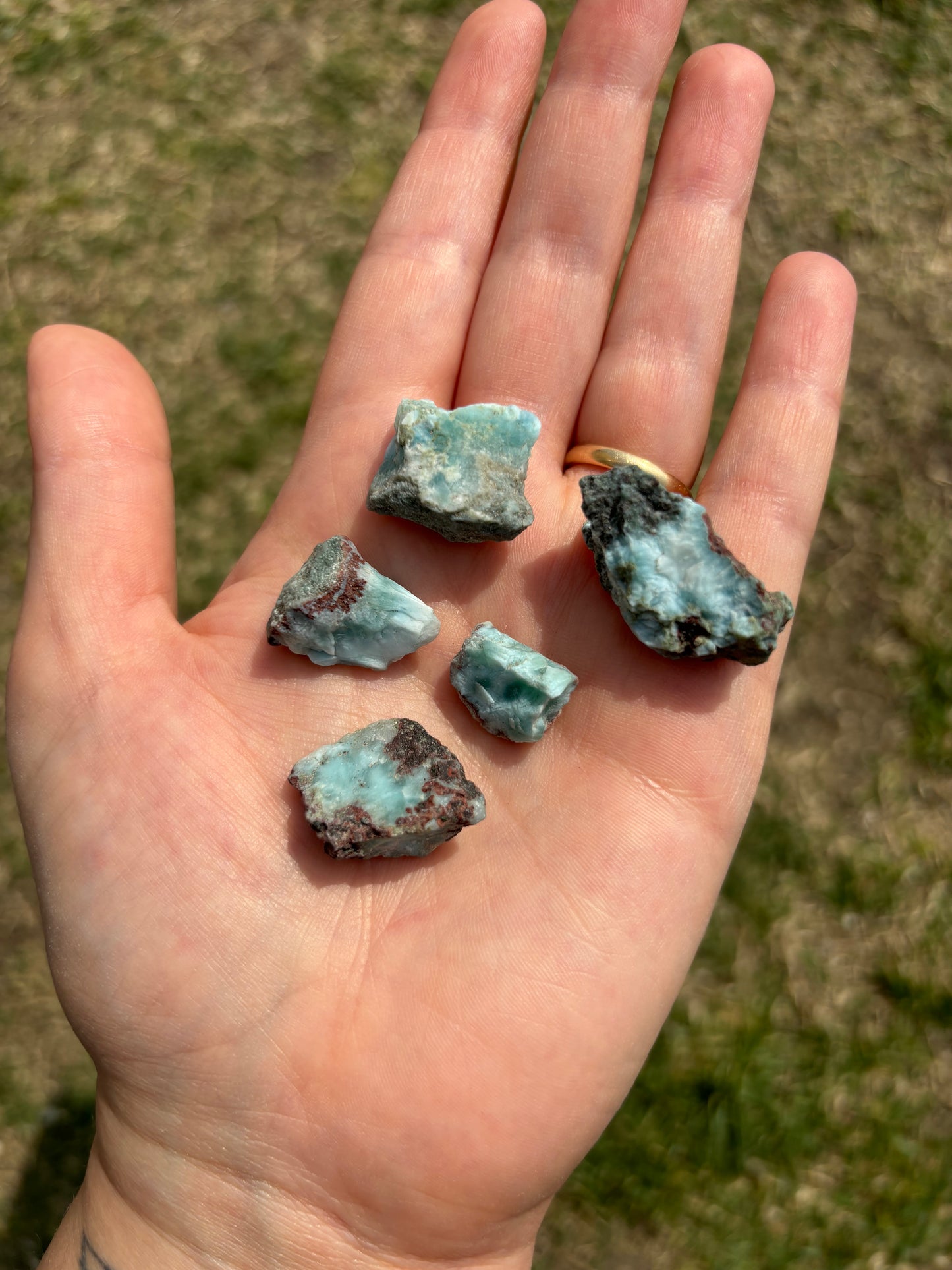 Larimar grezzo