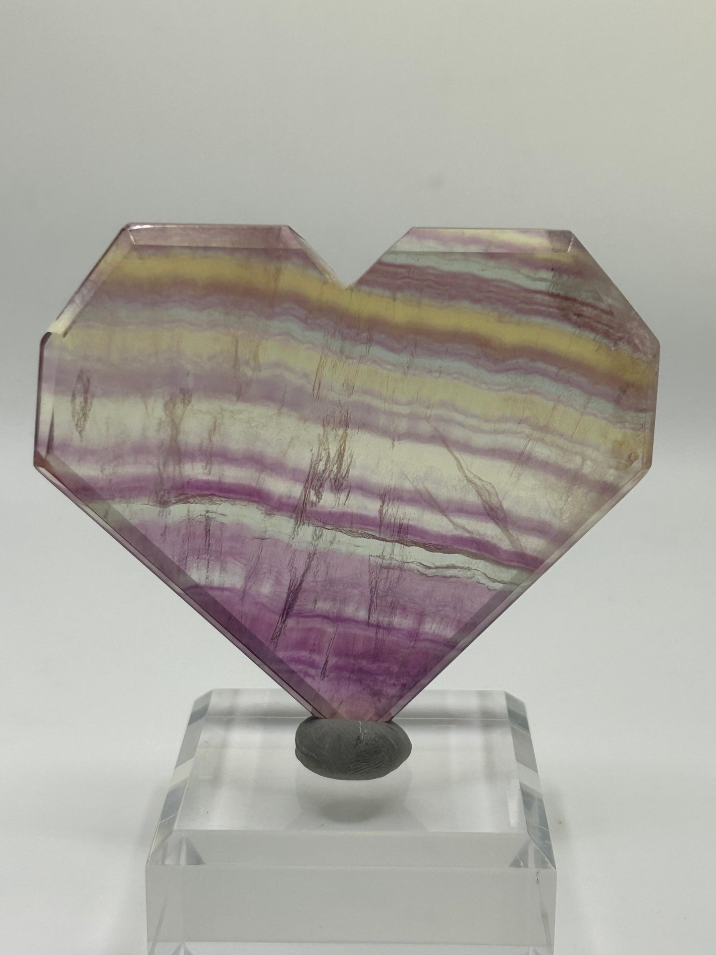 Cuore in fluorite