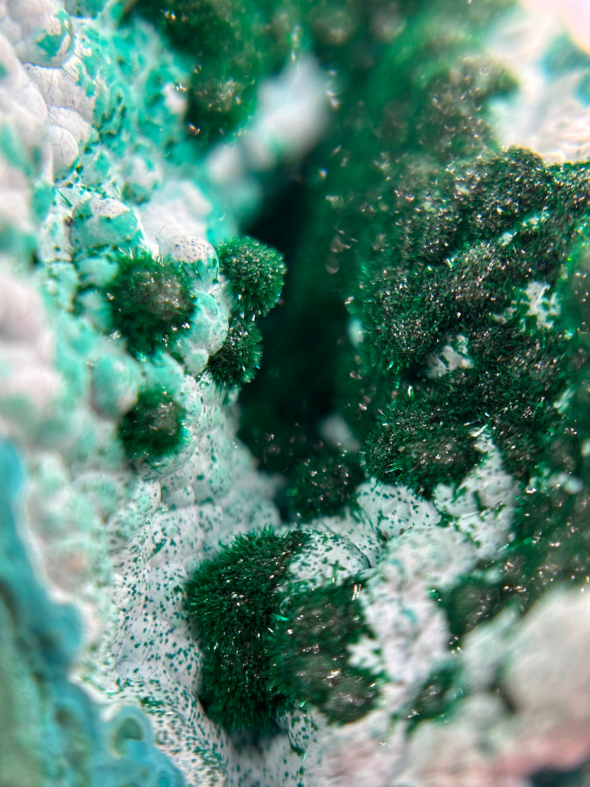 Crisocolla e malachite