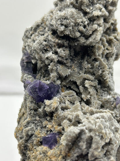 Fluorite su quarzo