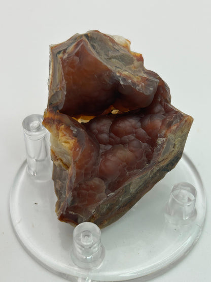 Calcedonio rosso grezzo