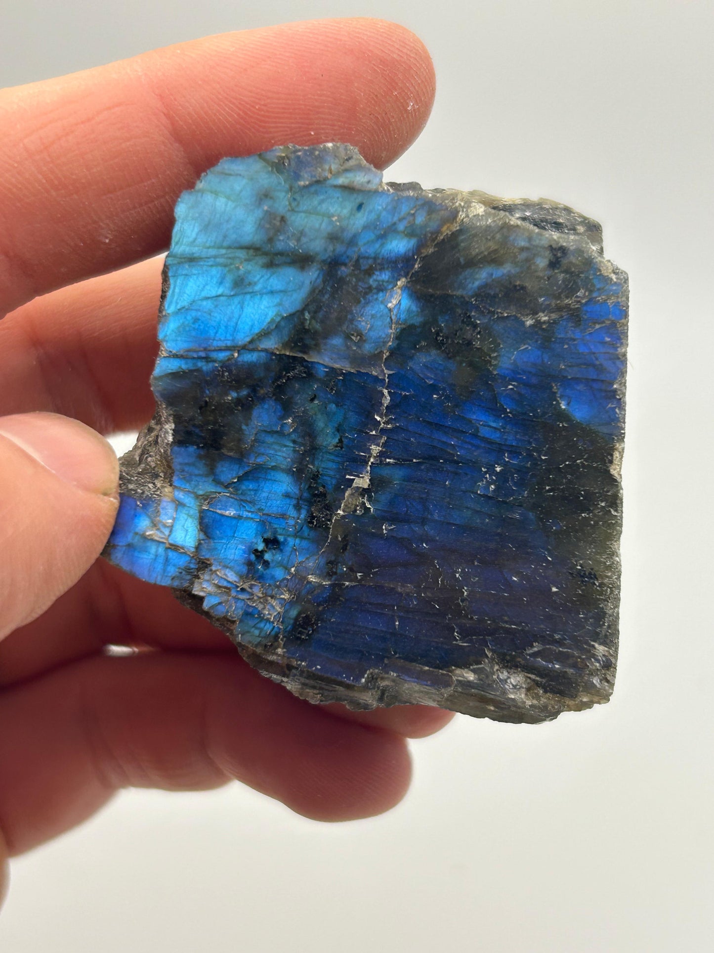 Fetta in labradorite lucidata