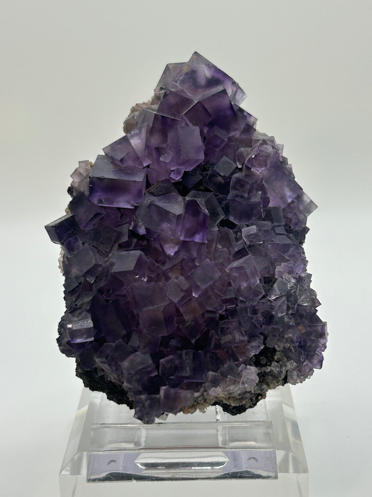 Fluorite cubica cinese viola