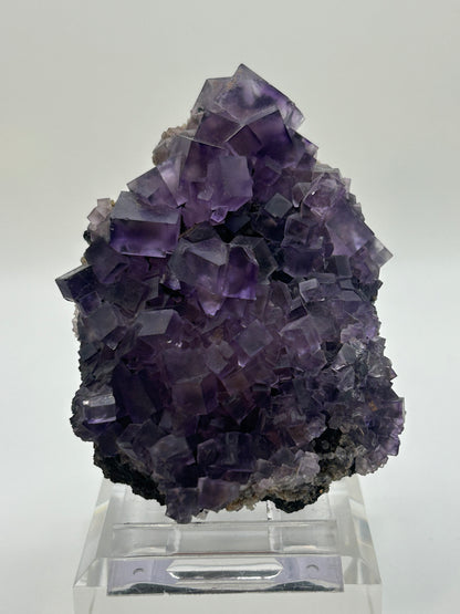 Fluorite cubica cinese viola