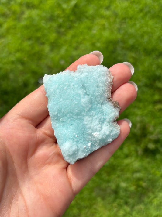 Aragonite azzurra grezza
