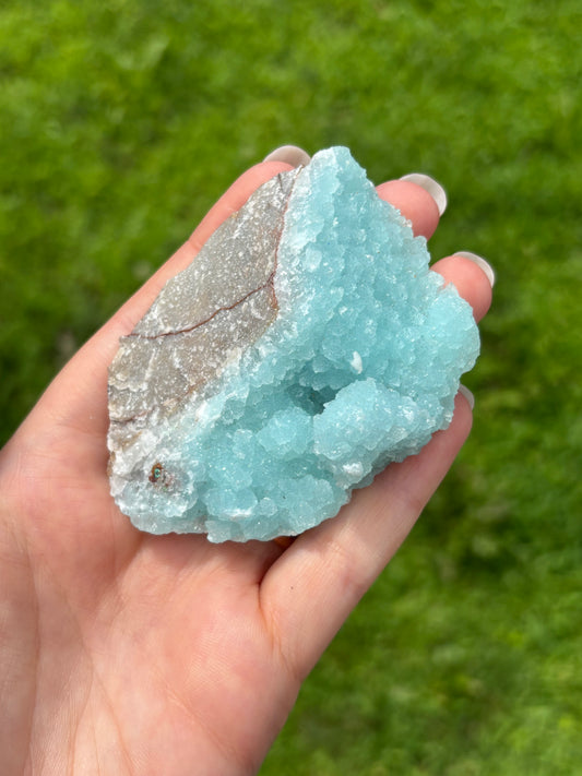 Aragonite azzurra grezza