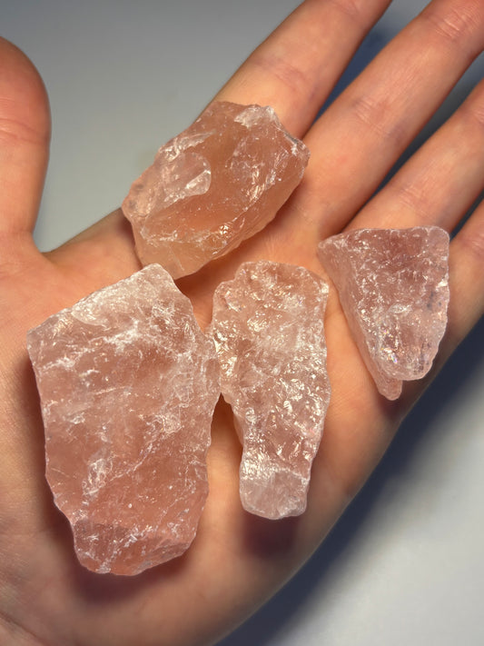 Quarzo rosa grezzo