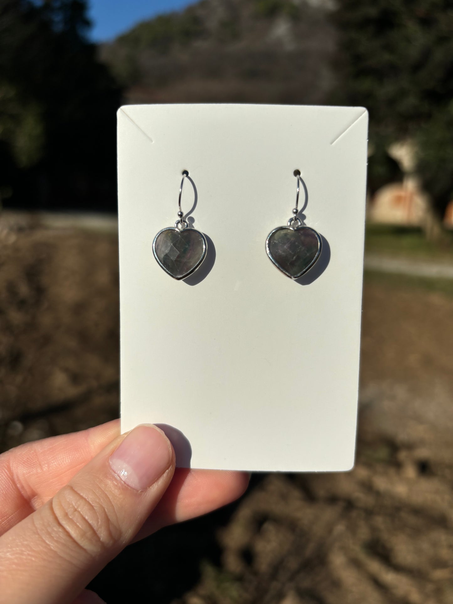 Orecchini in argento 925 a cuore