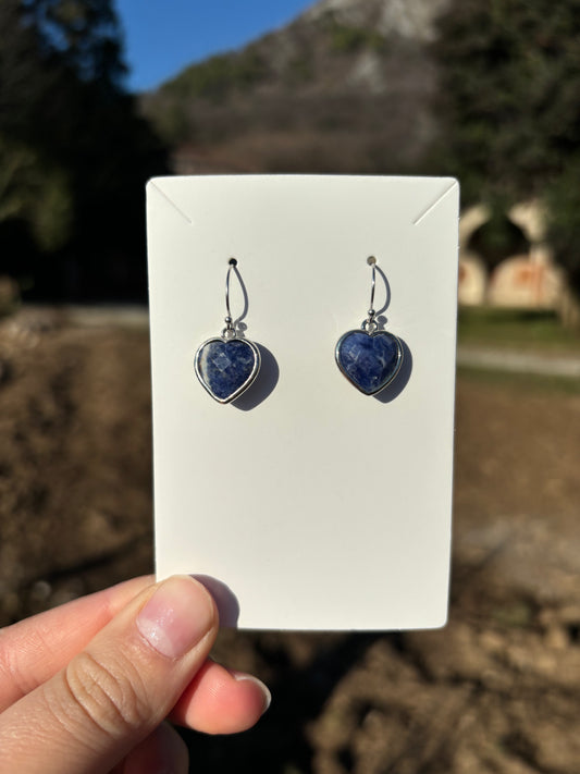 Orecchini in argento 925 a cuore