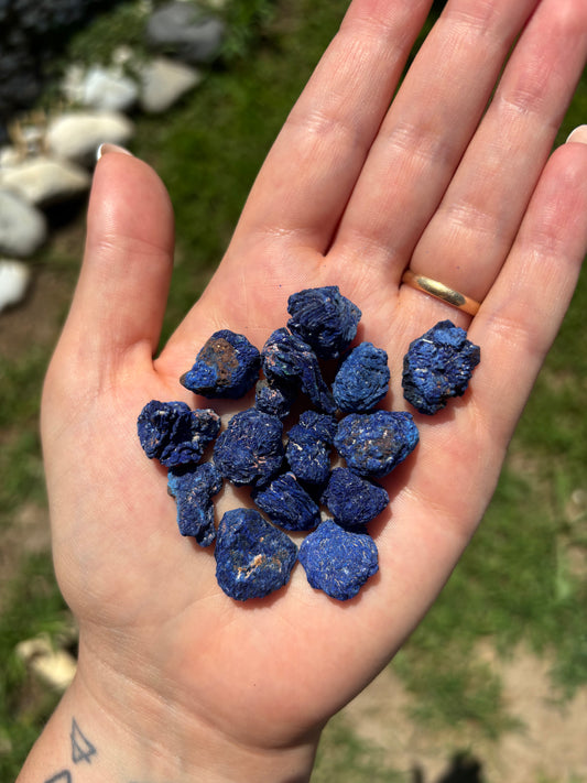 Mini azzurrite grezza