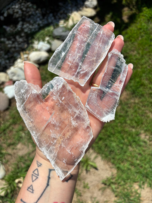 Lastra in selenite