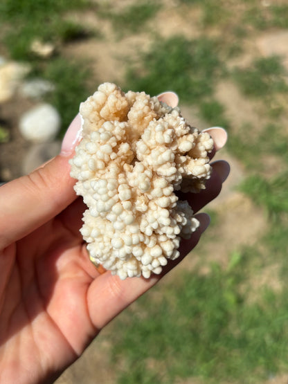 Aragonite bianca grezza
