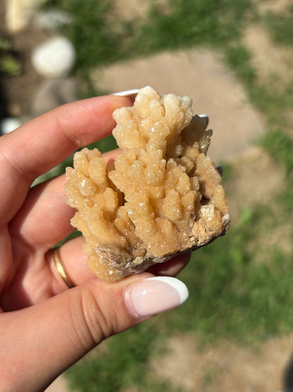 Aragonite bianca grezza