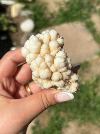 Aragonite bianca grezza