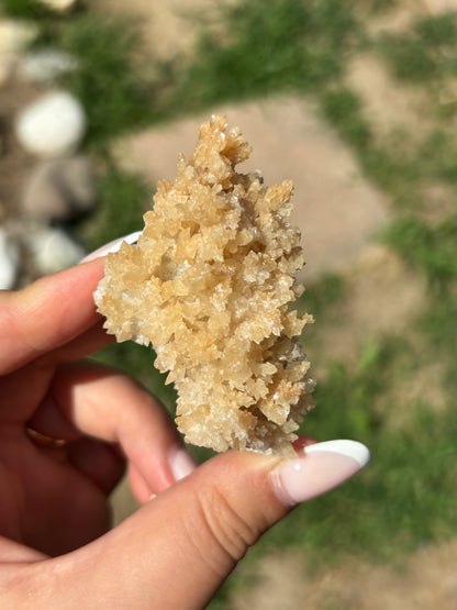 Aragonite bianca grezza