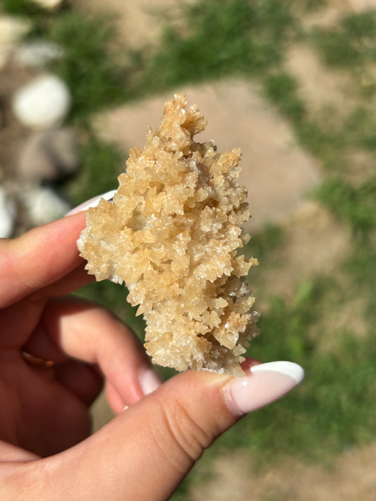 Aragonite bianca grezza
