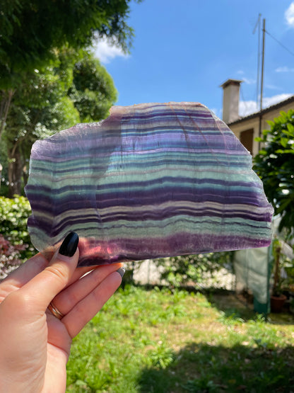 Fetta in fluorite