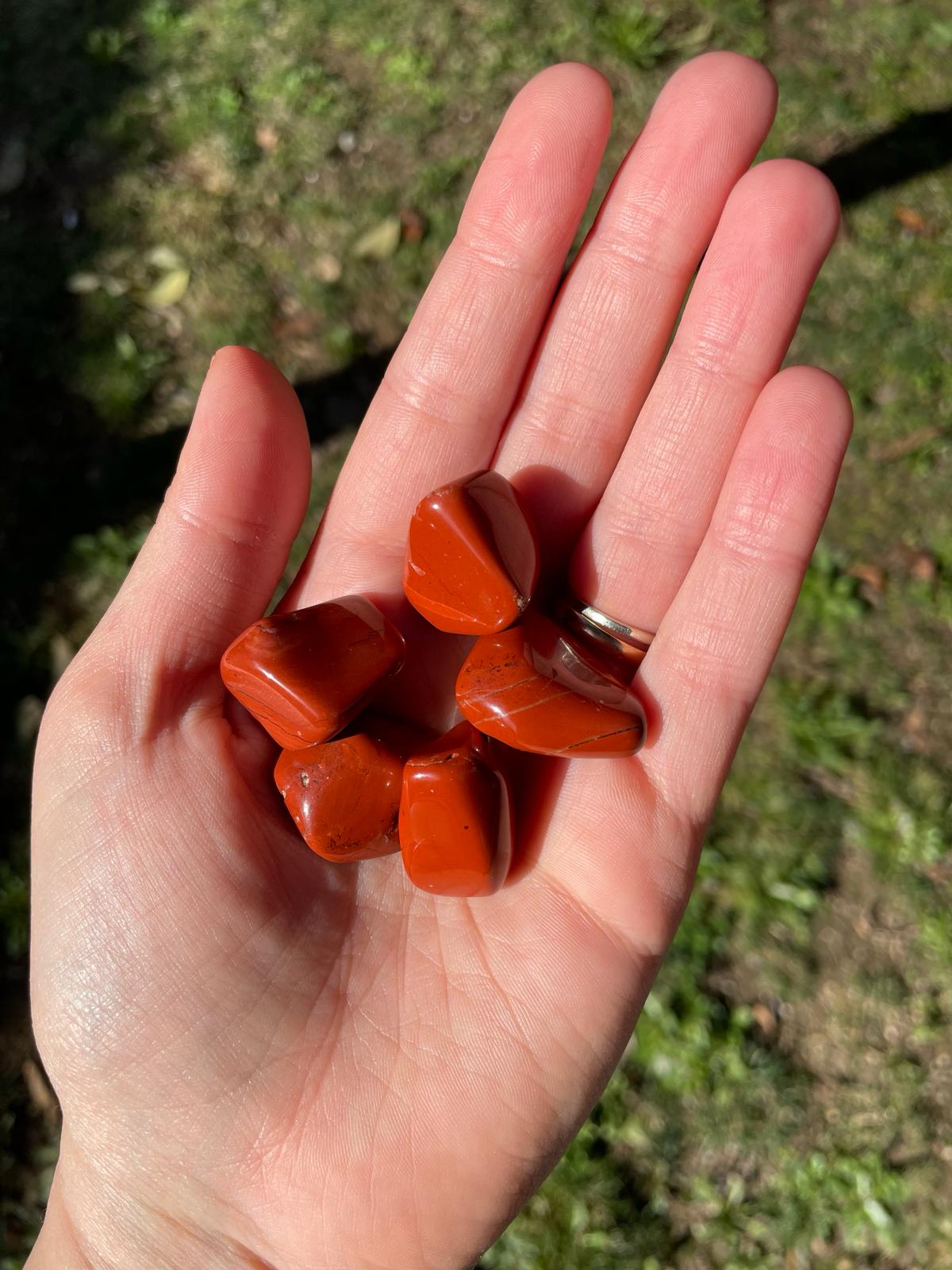 Diaspro rosso burattato