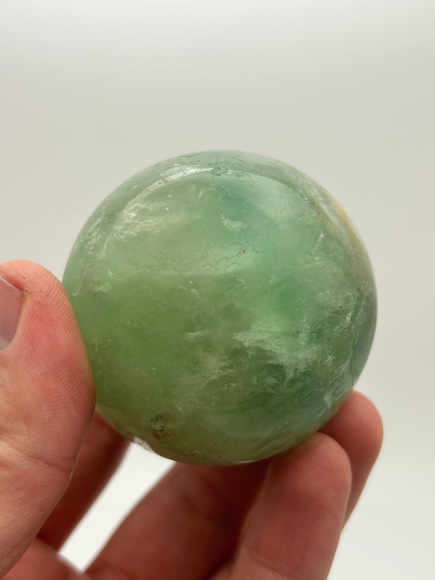 Sfera in fluorite verde