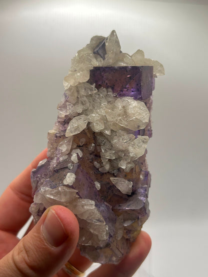 Fluorite, calcite e calcopirite