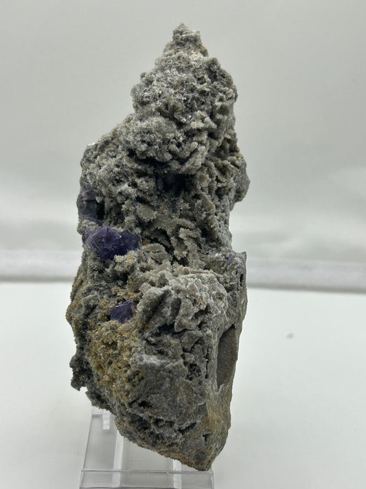 Fluorite su quarzo