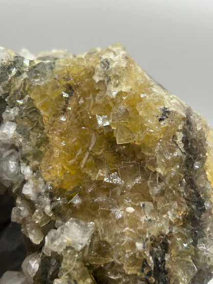 Fluorite gialla e calcite